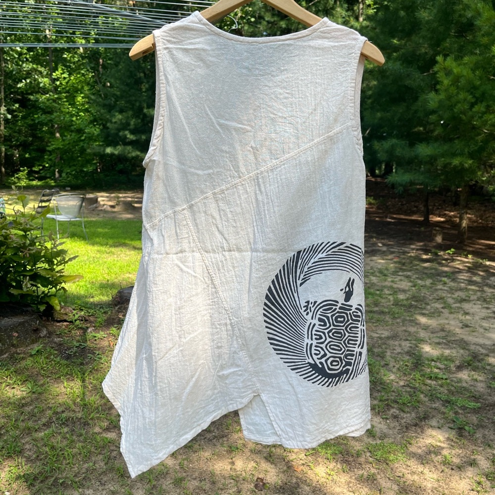 Asymmetrical Turtle Tank Top - image 3